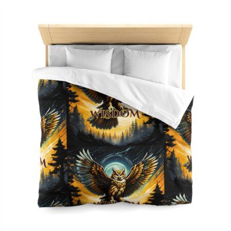 Wisdom Owl Microfiber Duvet Cover