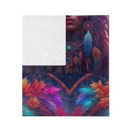 Velveteen Microfiber Blanket - Princess Love Print