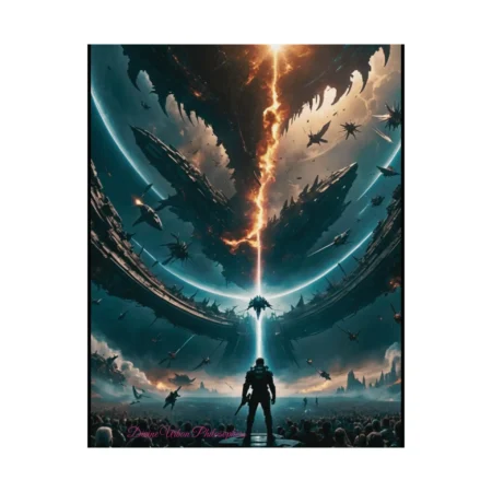 Vertical Poster - The War of Planets Matte Design