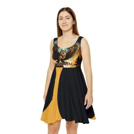 Skater Dress - Owl of Wisdom with Fun and Class Design