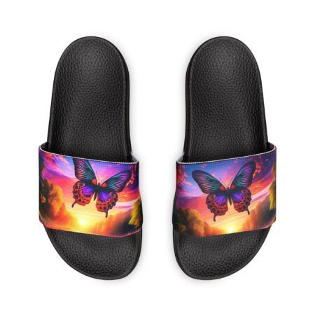 Sandals - Beautiful Butterfly Design - Women's Removable-Strap Sandals